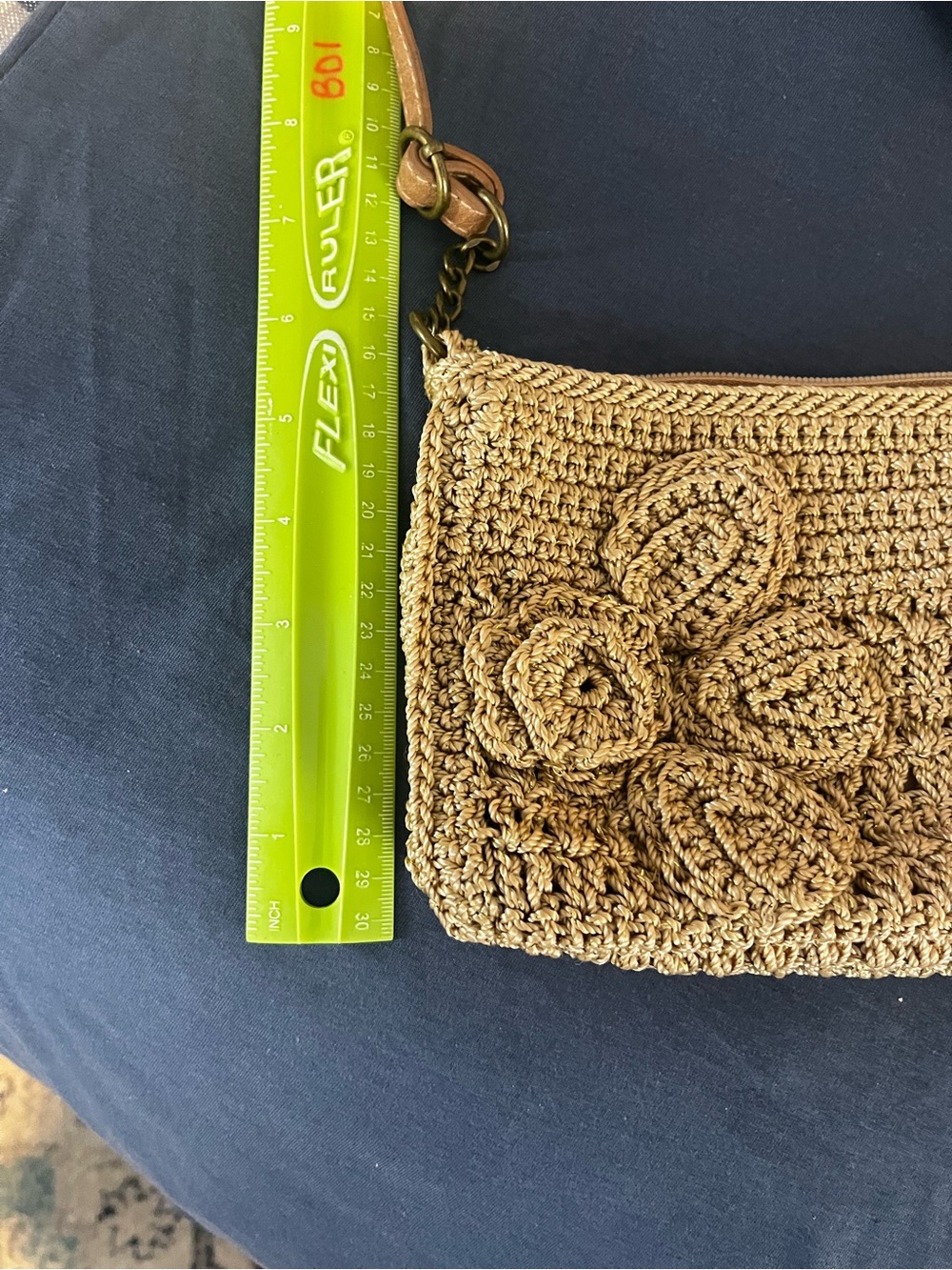 The Sak woven bag. Perfect condition. Tan with slight gold shimmer